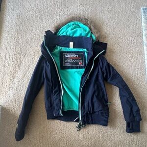 Superdry Professional The Windbomber Jacket - Blue and Teal
